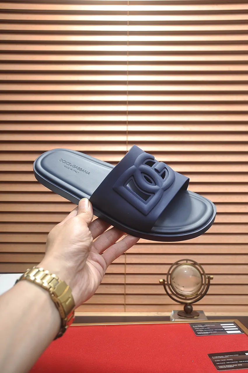 Men's shoes 💰280 [D&G] High-end quality Product trademark: DG "Dolce & Gabban*" slippers, Product material: Imported cowhide upper, original air cushion outsole, regular size: 38-45